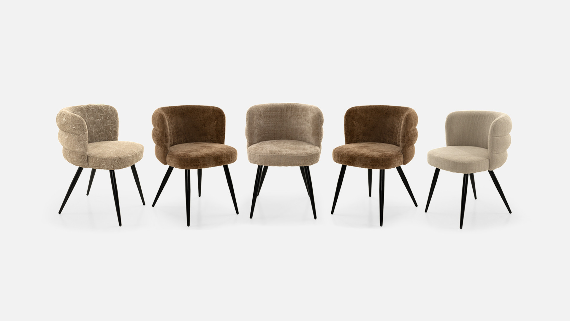 Chaise tissu NUAGE | Design contemporain et confort haut de gamme