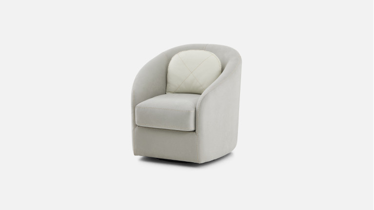 Fauteuil pivotant MARYLIN élégant et personnalisable