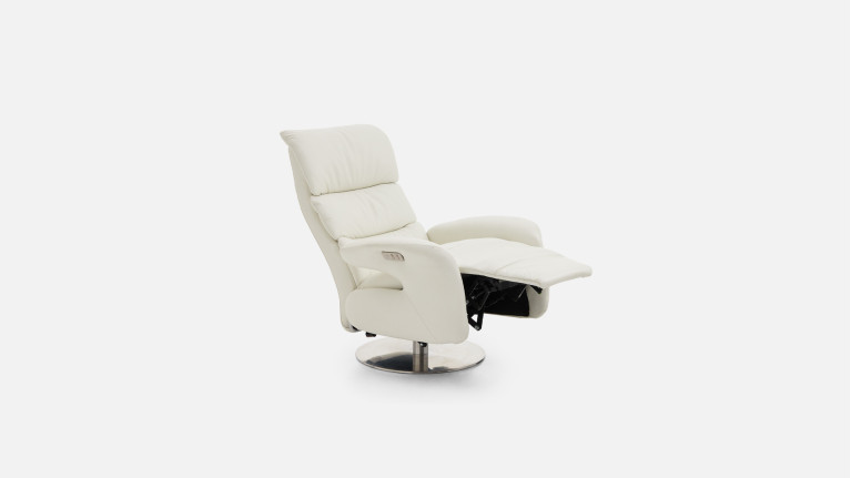 Fauteuil relax électrique New Eden en cuir