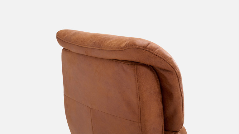 Fauteuil relaxation manuelle New Eden en cuir