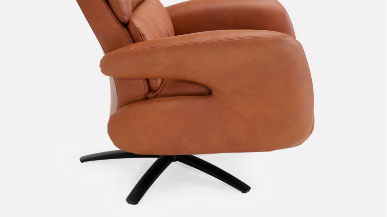 Fauteuil relaxation manuelle New Eden en cuir