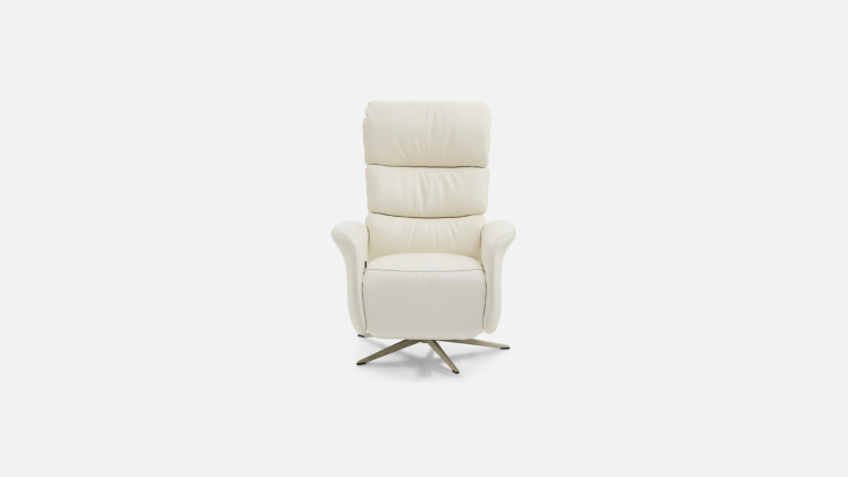 Fauteuil relaxation manuelle New Eden en cuir