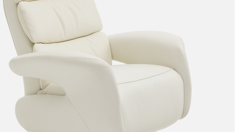 Fauteuil relaxation manuelle New Eden en cuir