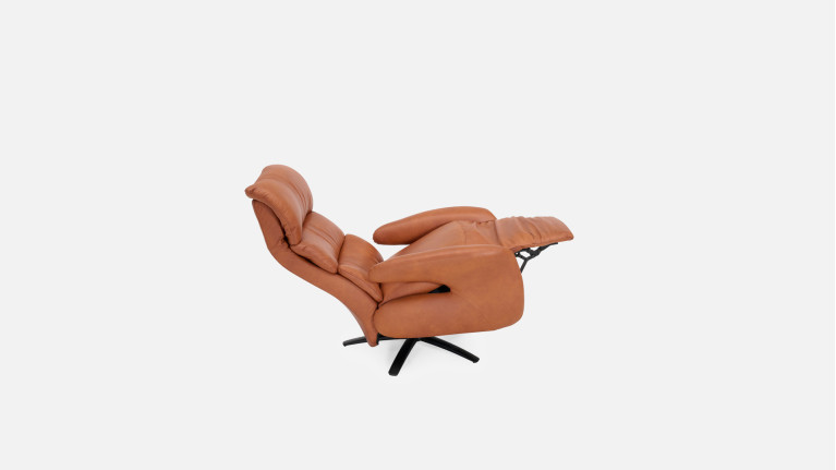 Fauteuil relaxation manuelle New Eden en cuir