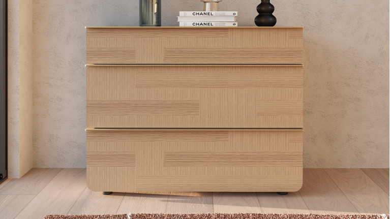 Commode 3 tiroirs MAJESTIC