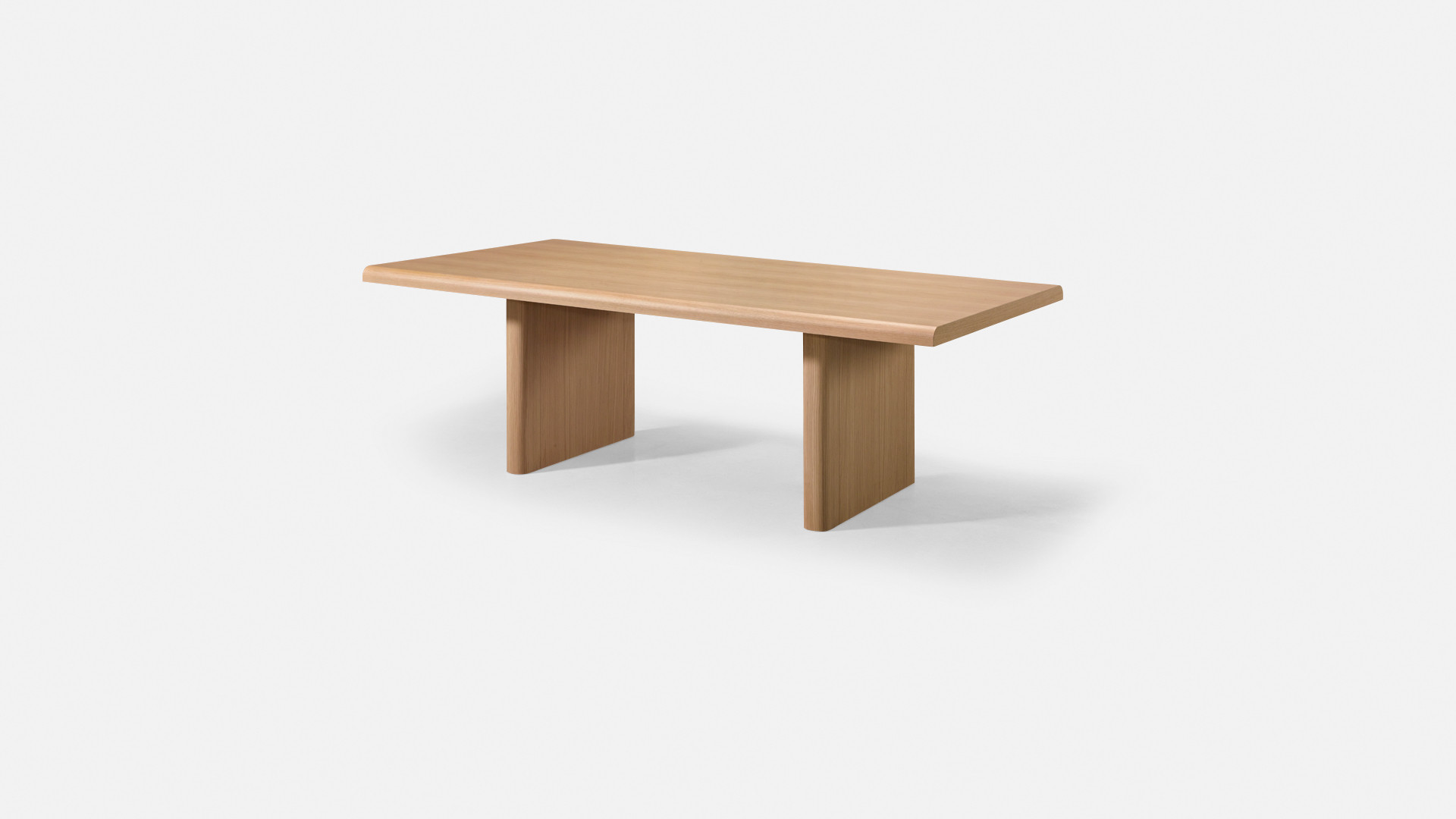 Table de repas MINERA bois et placage chêne