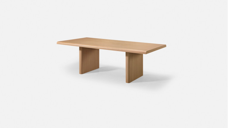 Table de repas MINERA bois et placage chêne