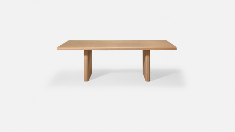Table de repas MINERA bois et placage chêne