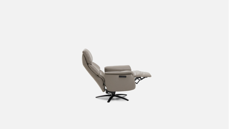 Fauteuil relax électrique GABIN avec moteurs en cuir
