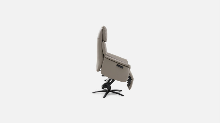 Fauteuil relax électrique GABIN avec moteurs en cuir