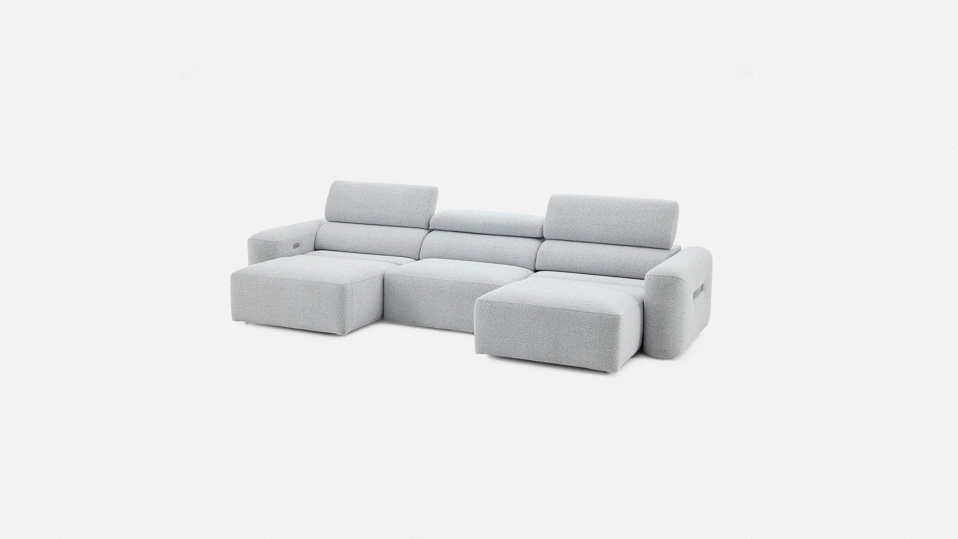 Canapé relaxation électrique REVELATION, modulable, tissu
