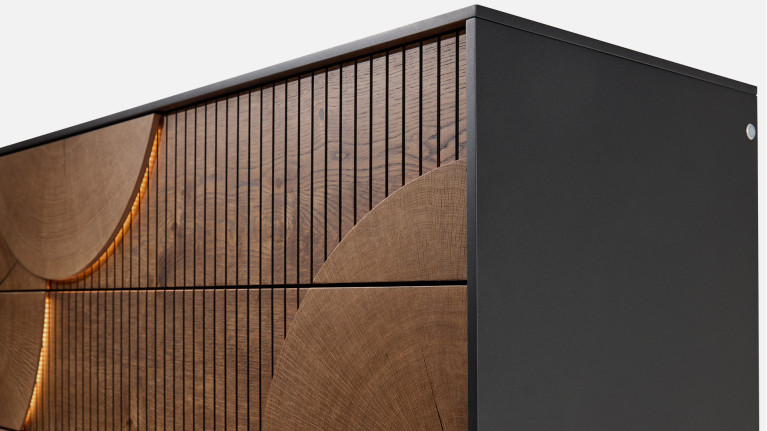 Commode NEO EQUINOXE | Commode design aux reliefs texturés
