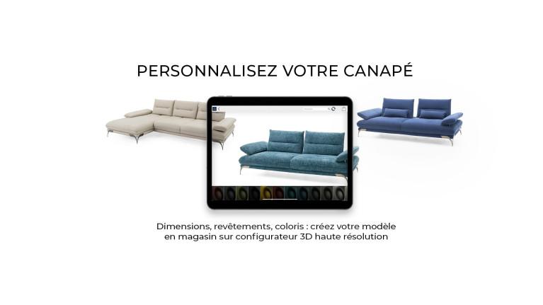 Canapé FORTUNA | Dossiers avance-recule et confort modulable