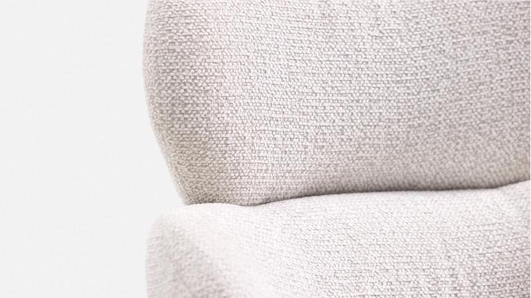 Chaise de salle à manger CALINE, pivotant, tissu bouclette