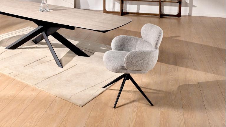 Fauteuil pivotant CALIN – Confort supérieur, 360° retour automatique