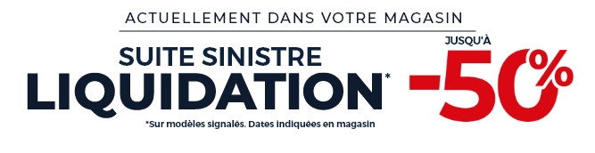 Liquidation suite à un sinistre - Profitez de prix jusqu’à -50% dans votre magasin Mobilier de France Sarreguemines