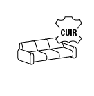 Canapés cuir