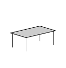 Tables rectangulaires
