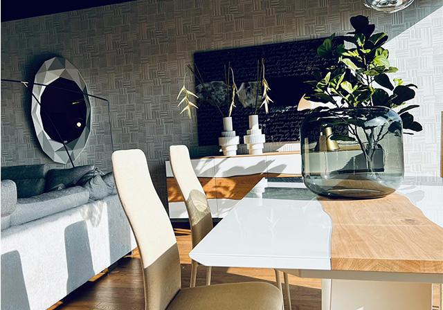 Salon et salle à manger design en bois haut de gamme dans votre magasin à Deauville