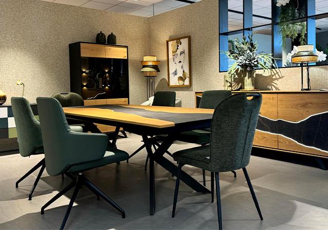 Salon design en bois dans votre magasin de meubles à Caen