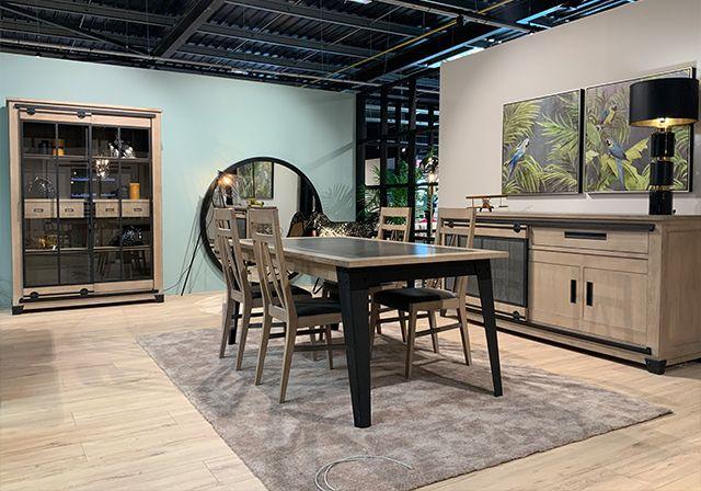Tables et chaises, meubles de rangement à Sarreguemines... découvrez nos meubles au style industriel, personnalisables, exclusifs et design.